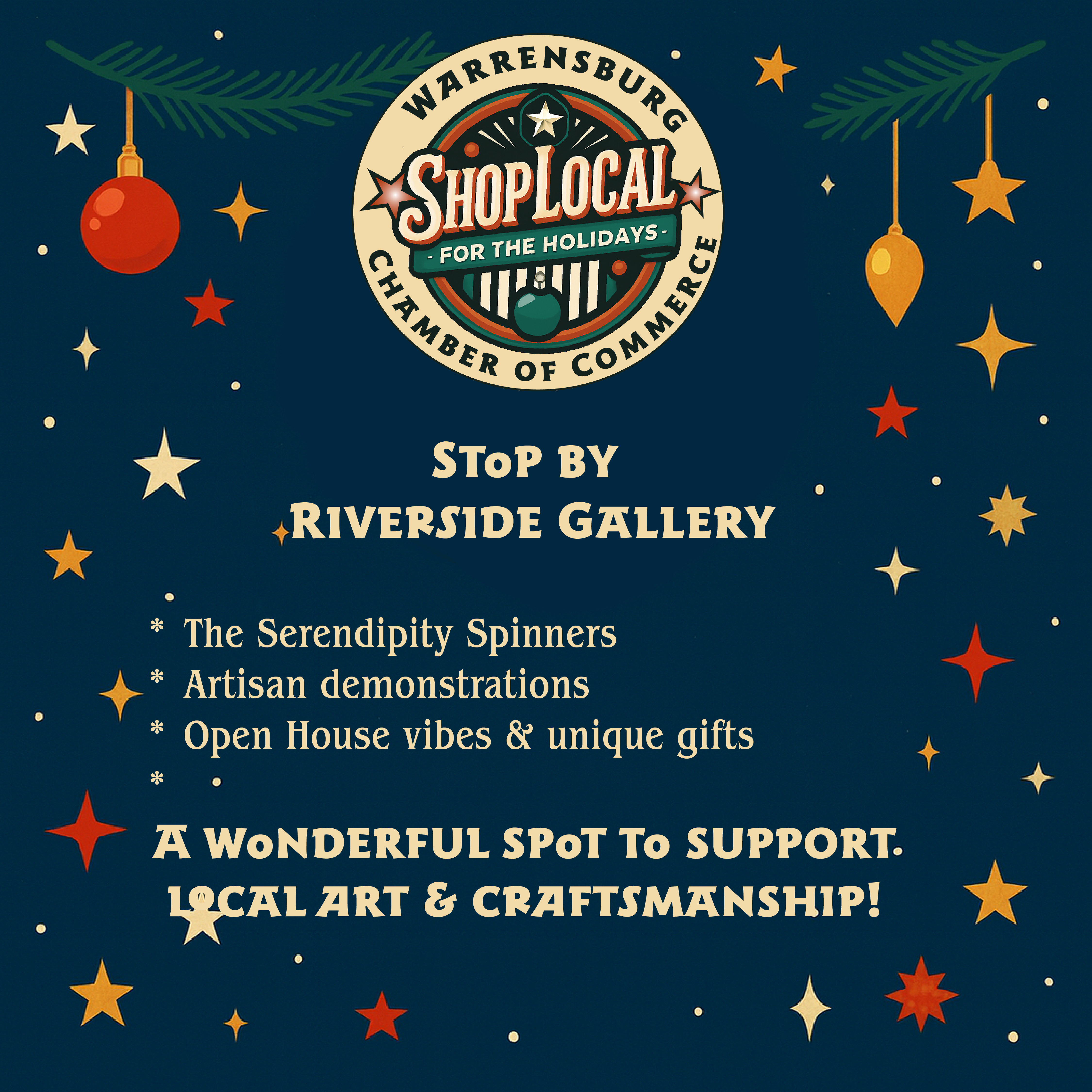 Serendipity Spinners at Riverside Gallery